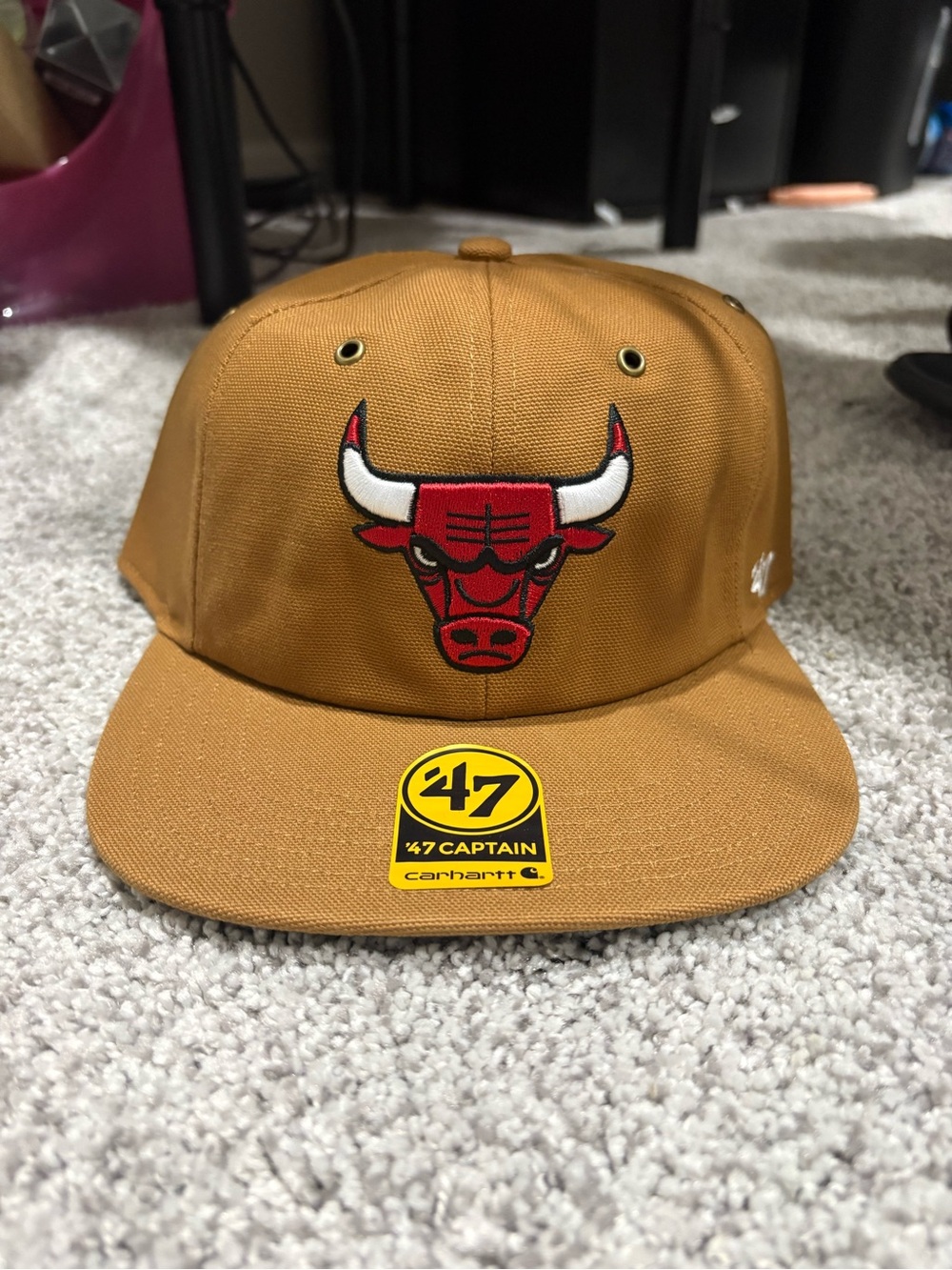 Brand New Chicago Bulls NBA snapback hat By 47 brand